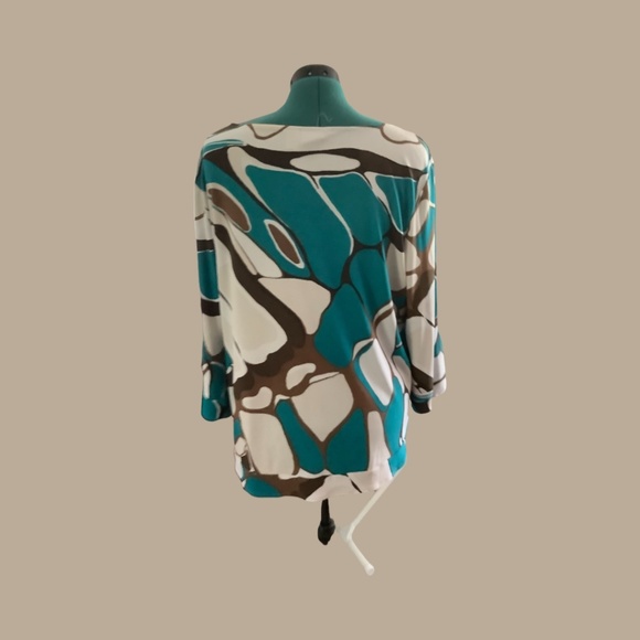 CASUAL MATCHING TOP AND JACKET - CHICO’S EASYWEAR, SIZE 3 - Picture 4 of 4